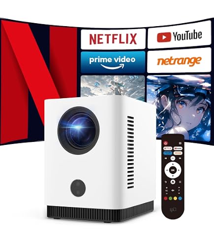 Amazon.co.jp: プロジェクター家庭用 小型 天井 静音【Netflix・Prime